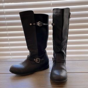 Michael Kors black kids boots